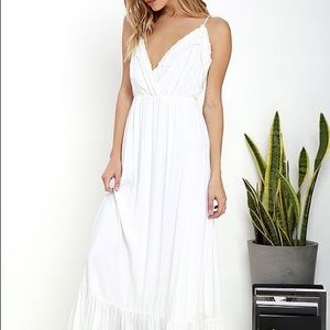 On the Road Lauryn Ivory maxi dress